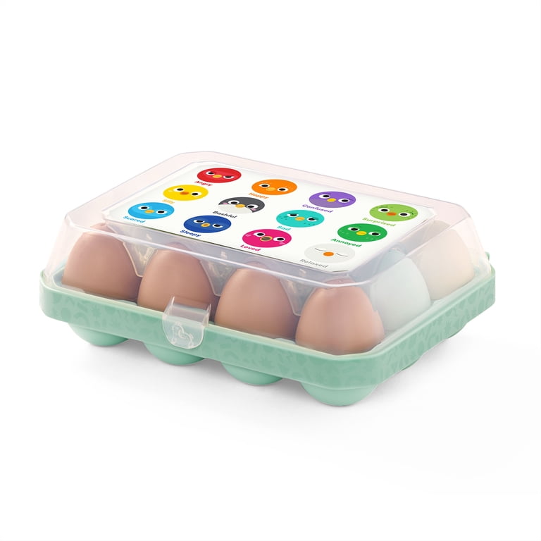 Battat Sort & Match Eggs Color & Shape Plastic Sorter Set