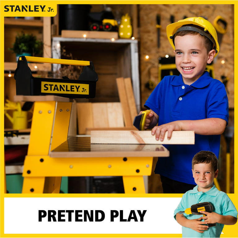 Stanley Jr. 5 Piece Tool Set Including Tool Belt for Kids NEW