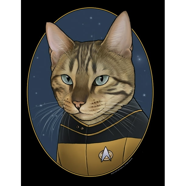 Men s Star Trek The Next Generation Lieutenant Natasha Yar Cat T