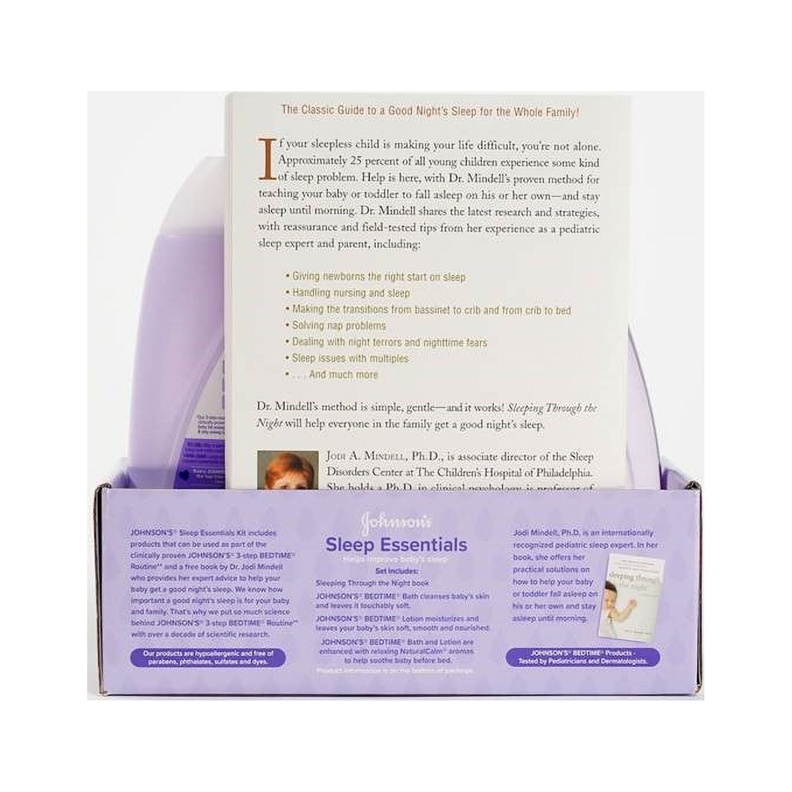 Johnson's Sleep Essentials 2 Piece Giftset with FREE Book