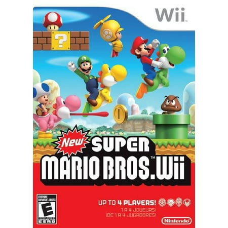 New Super Mario Bros., Nintendo, Nintendo Wii, (Best Nintendo Wii Games For Kids)