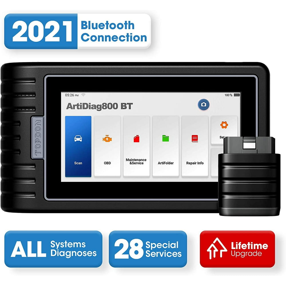 TOPDON ArtiDiag800BT OBD2 Scanner Car Diagnostic Scan Tool Free