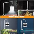 thumbnail image 3 of QIFULL Outdoor Aquarium Light Bracket Made from Rust Resistant Aluminum Alloy with Easy Clamp Installation, 3 of 8
