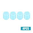 thumbnail image 5 of 4 Pack Blue Glow in the Dark Tire Valve Stem Caps for Car SUV Truck Wheel Rims, 5 of 7