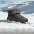 thumbnail image 4 of FitVille Men's Wide Waterproof Winter Snow Boots Fur Lining Winter Boots For Men With Heat Lock Technology For Outdoor, 4 of 6