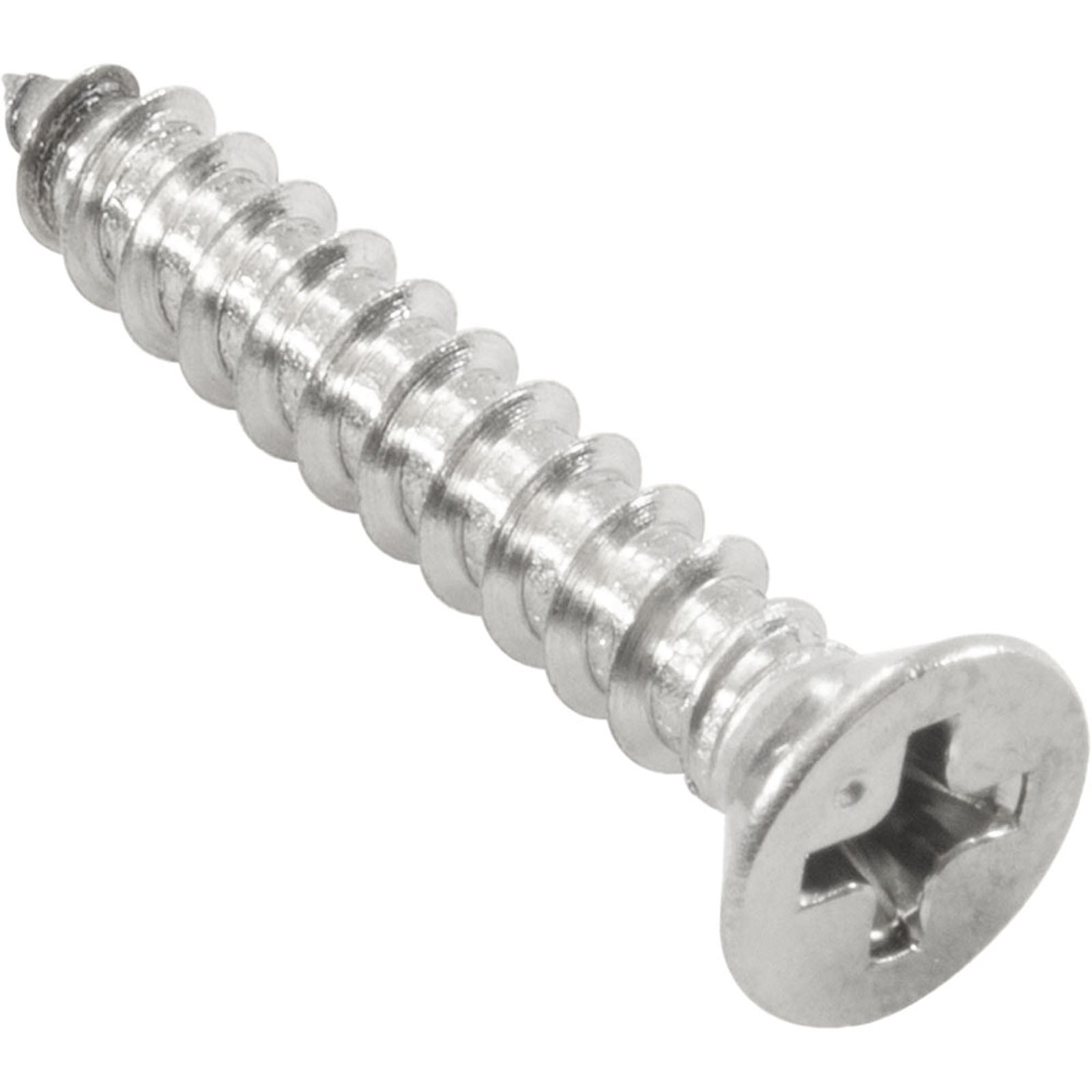 8 X 1" Phil Flat Head Type A 316 S/S Screw