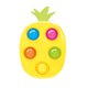 thumbnail image 1 of Juguete de hoyuelos de frutas para niños, tablero de dedos divertido para bebés con autismo (amarillo piña) Likrtyny juguetes de los niños, 1 of 9