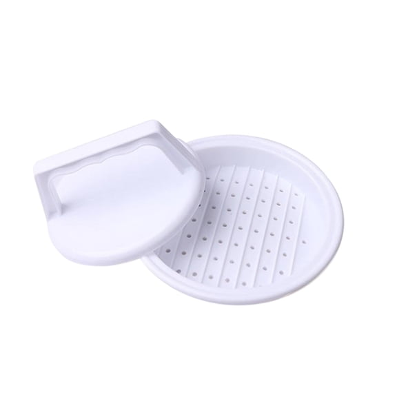 FFENYAN Plastic Hamburger Multifunctional Meat Press Hamburger Press Patties Mould White