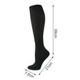 thumbnail image 6 of D-GROEE 1 Pair Compression Socks Men Women Knee High Sweat-absorbing Breathable Stockings for Nurses Pregnancy Flight Sports, 6 of 8