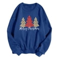 thumbnail image 1 of WEAIXIMIUNG Sweatshirts Grande Taille pour Femmes 3X Imprimé de Noël Décontracté à Manches Longues Pull Col Rond Sweat à Capuche, 1 of 4
