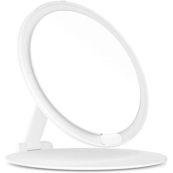 Cosmetic Mirror Led Light, Smart Touch Lighting Desktop Foldable Cosmetic Mirror, 4-level Brightness Adjustment, Desktop Home Portable High-definition
