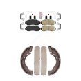 thumbnail image 1 of Transit Auto Front Ceramic Disc Brake Pads and Rear Drum Shoes Kit for Car Honda Civic KNN-100161, 1 of 11