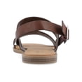 thumbnail image 4 of Journee Womens Lavine Multi Strap Flat Sandals, 4 of 11