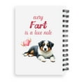 thumbnail image 2 of Every Fart is Love Note Miniature American Shepherd Guilty Face Happy Valentine's Spiral Bound Journal MAS Dog Lover Gifts 5x7in Spiral Notebook - 01016, 2 of 5