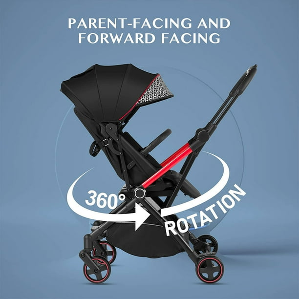 Compact rear sales facing stroller