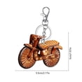 thumbnail image 3 of Aodebiao Leather Motorcycle Keychain Mini Bike Metal Key Ring Gift for Biker Men Women Motorcycle Enthusiast Cowhide Accessory, 3 of 6