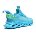 thumbnail image 5 of GSLMOLN Outdoor Breathable Mesh Knited Jogging Athletic Running Shoes Sky Blue size 11, 5 of 6