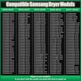 thumbnail image 2 of 2026 UPGRADE Dryer Heating Element for Samsung dv42h5000ew/a3 dv45h7000ew/a2 dv48h7400ew/a2 DC47-00019A Dryer Heating Element DC47-00018A Thermostat DC47-00016A DC32-00007A DC96-00887A Thermal fuse, 2 of 8