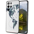thumbnail image 1 of Compatible with Samsung Galaxy S23 Ultra Phone Case, World-Map-118-jpg-5-0 Case Men Women, Flexible Silicone Shockproof Case for Samsung Galaxy S23 Ultra, 1 of 1