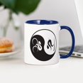 thumbnail image 4 of CafePress - Bike Ski Yin Yang Mug - 11 oz Ceramic Mug - Novelty Coffee Tea Cup, 4 of 6