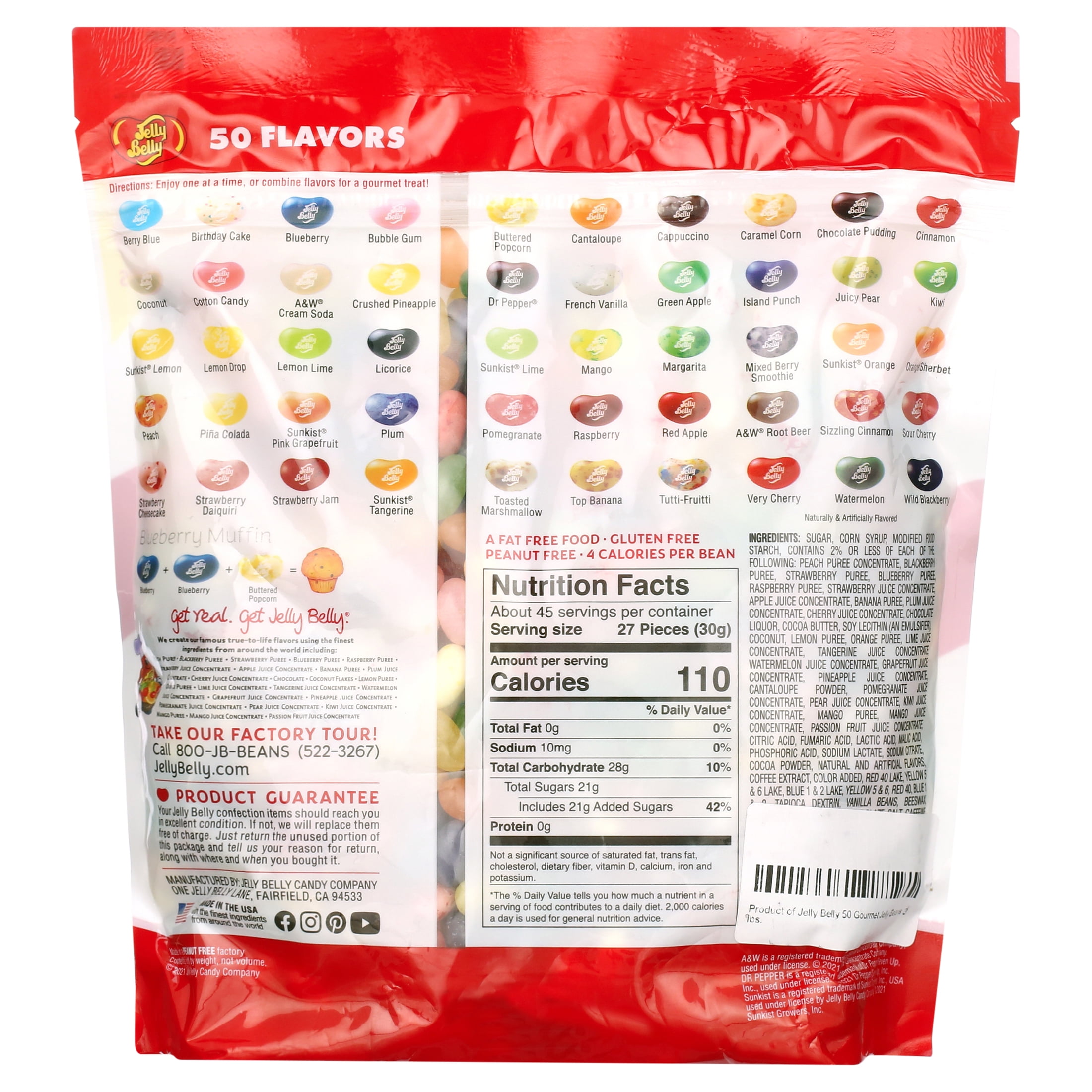 Product of Jelly Belly 50 Gourmet Jelly Beans 3 lbs.