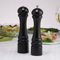 thumbnail image 4 of Chef Specialties 10500 10 Inch - 26cm ImperialEbony Pepper Mill Salt Shaker Set, 4 of 4