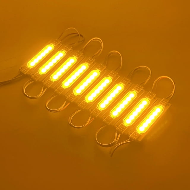 10 Unids/Set 12V Módulo Led Camión Marcador Lateral Luz Indicadora Cob 6 Super Brillante Para Remolque Lámpara De Advertencia Gao Jiahui unisex