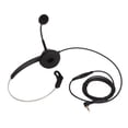 thumbnail image 2 of Auriculares monoaurales con cable y ajuste de volumen, color negro, H360‑3.5VA, para conector de 3,5 mm, 2 of 12