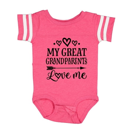 

Inktastic My Great Grandparents Love Me Gift Baby Boy or Baby Girl Bodysuit