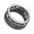 thumbnail image 3 of Rinsvye Ring Classic Dollar Ring United States Emblem United For One Ring Vintage Men'S Silver Dollar Multi Size Ring Small Rings Womens Thumb Ring Alt Rings Ring Packs For Teen Girls Love Rings Full, 3 of 8