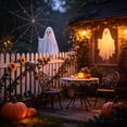 thumbnail image 5 of Thanksgiving Fall Halloween Decoration for Home Indoor Outdoor Clearance Under $5.00!Black Artificial Maple Leaf And Rattan Pumpkin And Berry Halloween Window Display And Fireplace Ornament, 5 of 6
