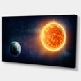 thumbnail image 2 of Planet Earth and Sun - Landscape Canvas Art Print, 2 of 3