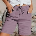 thumbnail image 2 of Shorts for Women Running Swim Athletic Elastic Waist Multi Scene Sports Hiking Shorts, 2 of 7
