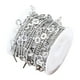 thumbnail image 1 of Cadena de estrella para hacer joyas, hecha a mano, de acero inoxidable, de 5 metros, con dije de estrella para decorar pulseras de tobillo., 1 of 9