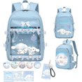thumbnail image 1 of Park Cute Cool Mochila para Adolescentes Niñas, Ita Bag Kawaii Mochila con Accesorios Kawaii Pins para Regalos de Navidad (Negro), 1 of 4