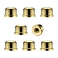 thumbnail image 4 of 8 perillas de tapa de lámpara, tapa de rosca de pantalla de lámpara de 1/2 pulgada de alto para soporte de pantalla superior de arpa de lámpara, rosca Dorado Yinane Perilla de la tapa del remate de la lámpara, 4 of 7