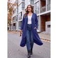 thumbnail image 3 of Cueply Women's Plus Size Cardigan Lightweight Long Sleeve Maxi Long Knitted Tops Open Front Sweater, 3 of 8