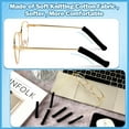 thumbnail image 5 of Artrylin 2-Pair Anti-Slip Elastic Comfort Eyeglasses Temple Tips Sleeve, - Anti-Slip Glasses Arm Covers for Round/Square Frames, Soft Ear Hook Sleeves Prevent Slipping (Black, Fits Most Glasses), 5 of 6