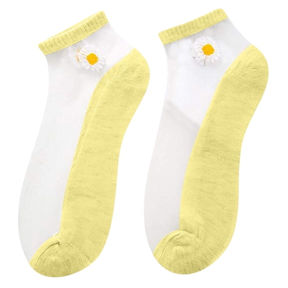 iHPH7 5 Pairs of Socks Sheer Socks Women Short Socks for Women Mesh Socks for Women Low Ankle Socks for Women Casual Socks for Women Ankle Socks for Women Womens Ankle Socks Beige One Size