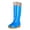 #1 Blue, variant on Taqqpue Women's Rain Boots Plus Size Knee High Fleece Lined Warm Thick Sole Mid Heel Waterproof Long Boots for Women Size 5-10.5 Non-Slip Waterproof Garden Shoes Outdoor Wet Weather