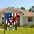 thumbnail image 2 of AMHNF U.S. Army Veteran Garden Flag, Linen, for Spring Summer Home Outdoor Garden Yard Door Decor 12x18 inch, 2 of 5