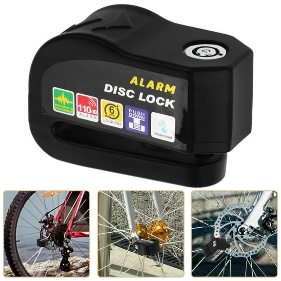 OUNONA Electronic Alarm Motorcycle Disc Lock for Bike Security and Durability