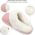 thumbnail image 6 of Barerun Winter Fuzzy House Slippers Plush Faux Fur Fluffy Flats Slippers Warm Memory Foam Slide Shoes for Women, 6 of 7