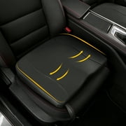 kingphenix Car Seat Cushion, Memory Foam Driver Seat Cushion for Car, Truck, Office Chair (Black)