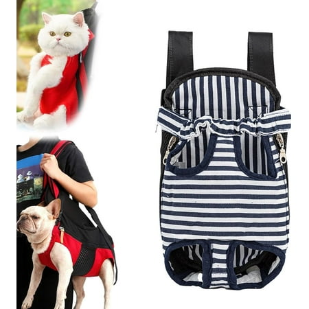 Furry Pawsy Carrier  Furry Pawsy Cat Carrier  Cat Chest Carrier  Pet Carrier Backpack  Cat Front Carrier Bag  Cat Front Carrier Chest  Comfortable Shoulder Straps  Adjustable (Color-K  Small)