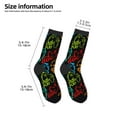 thumbnail image 2 of Uemuo Play Game Start Printed Kids Boys Socks Seamless Crew Socks Crazy Funny Athletic Sport Socks for Children, 2 of 6