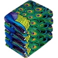 thumbnail image 3 of 6PCS Beautiful Peacock Towels Cotton Washcloths Set,Quick Drying & Absorbent Soft Bathroom Hand Towel Lightweight & Portable Fingertip Towel Decor Gift, 3 of 7