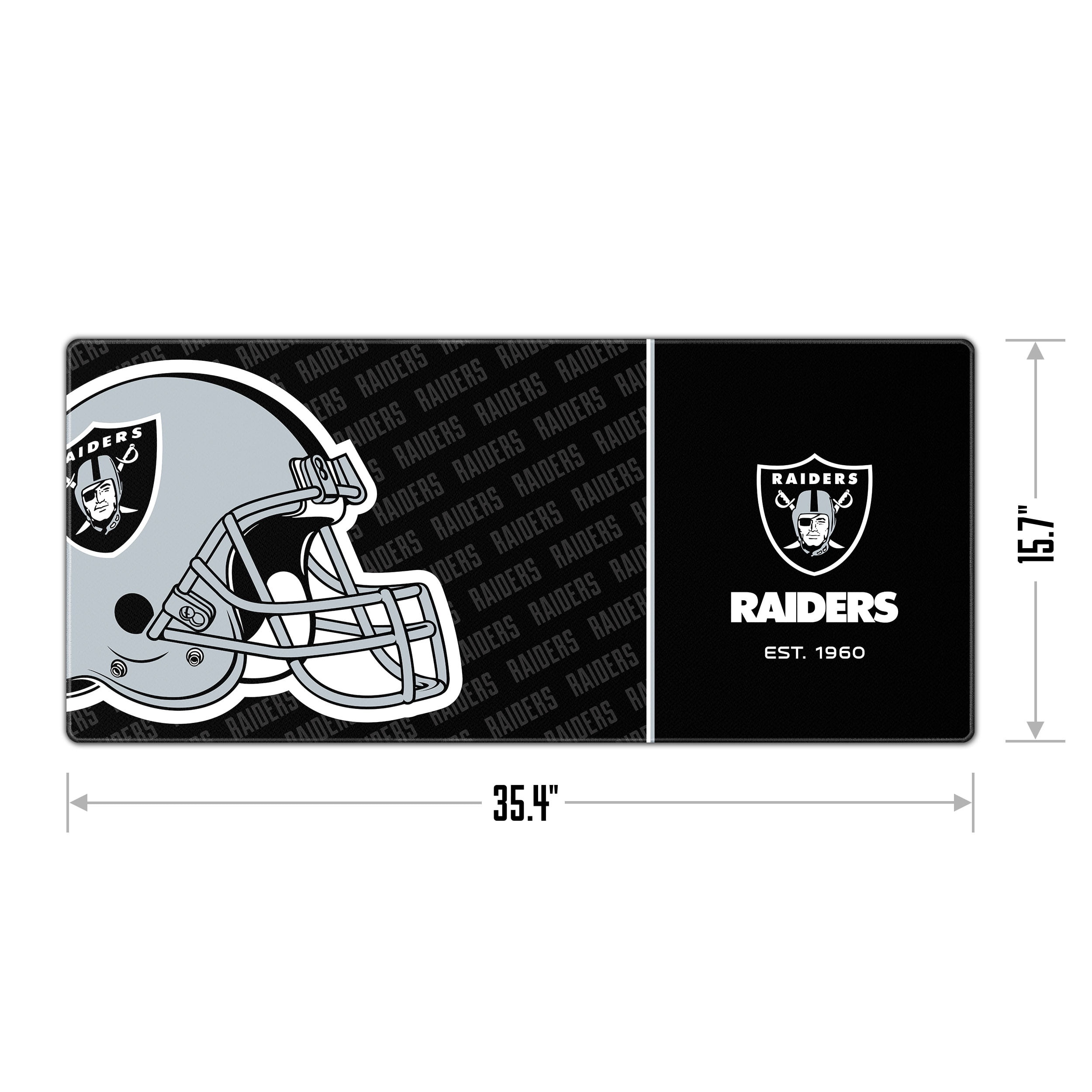 YouTheFan NFL Las Vegas Raiders Logo Series Desk Pad