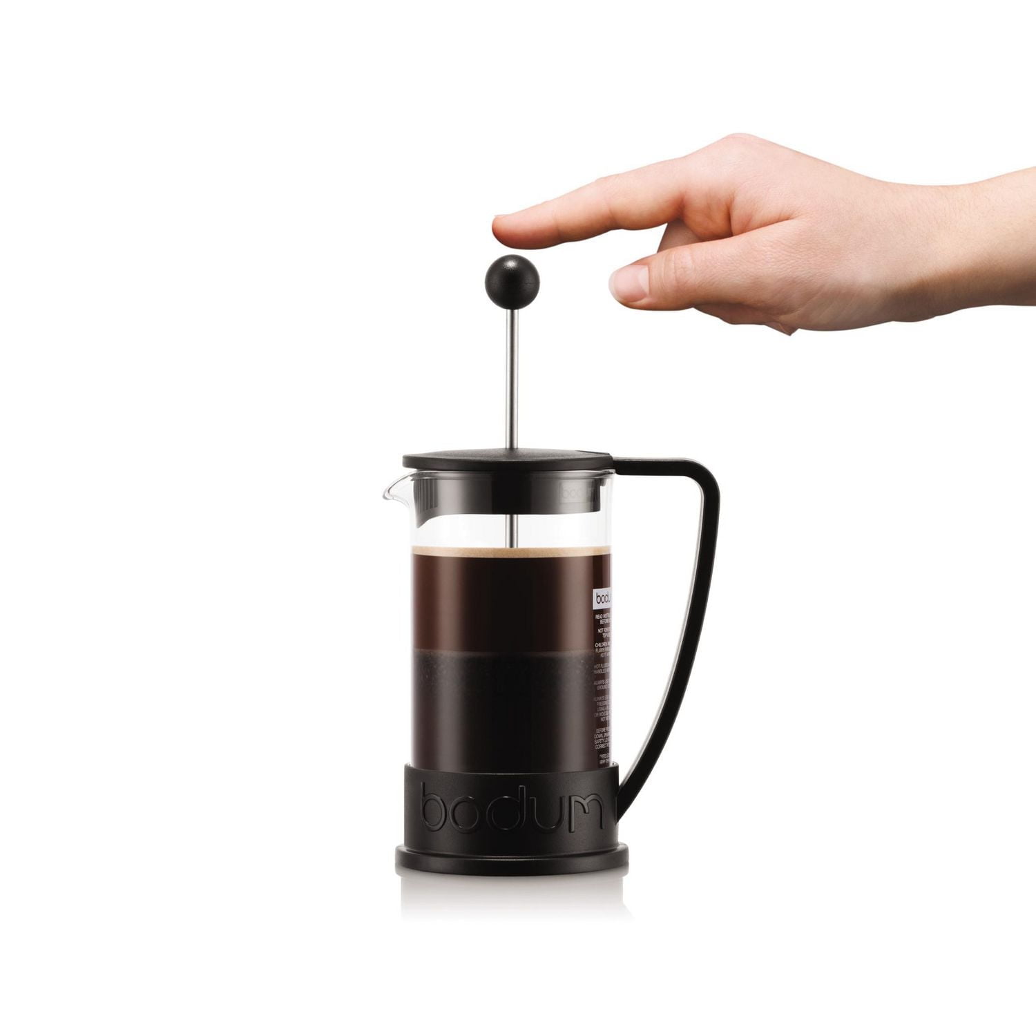 Brazil French Press Coffee Maker, 12 Oz., Black