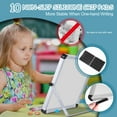 thumbnail image 2 of 10” x 10” Small Dry Erase Board Whiteboard Desktop Portable Mini White Board Desk Easel 360°Rotation for Office,Home,School, 2 of 8